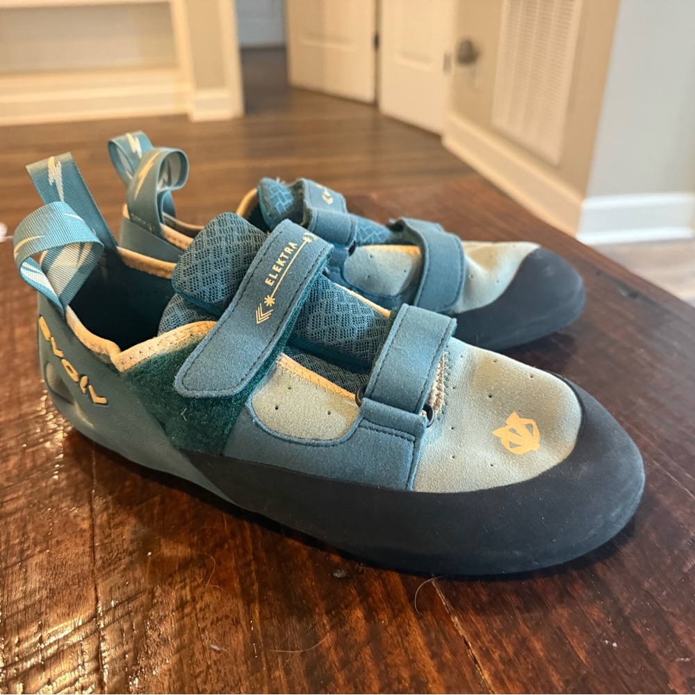 New Evolv Elektra rock climbing shoes